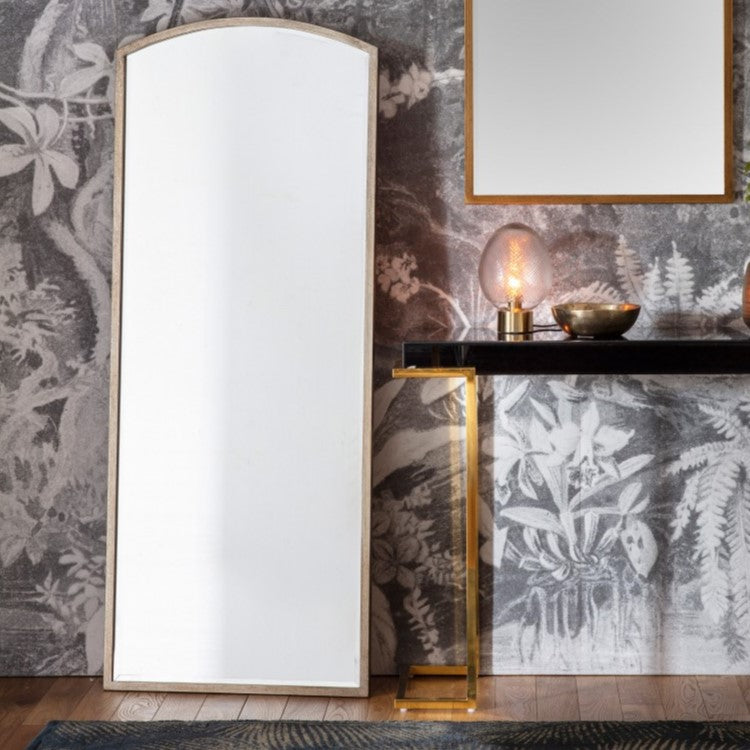 Majesty Arch Mirror Antique Silver 150cms