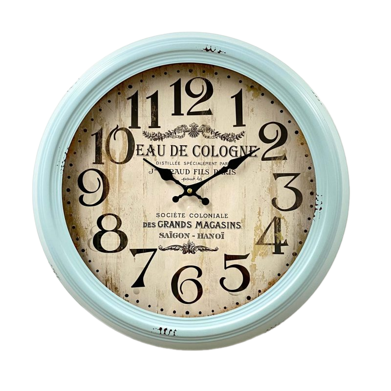 Antique Metal Large Wall Clock 46cms