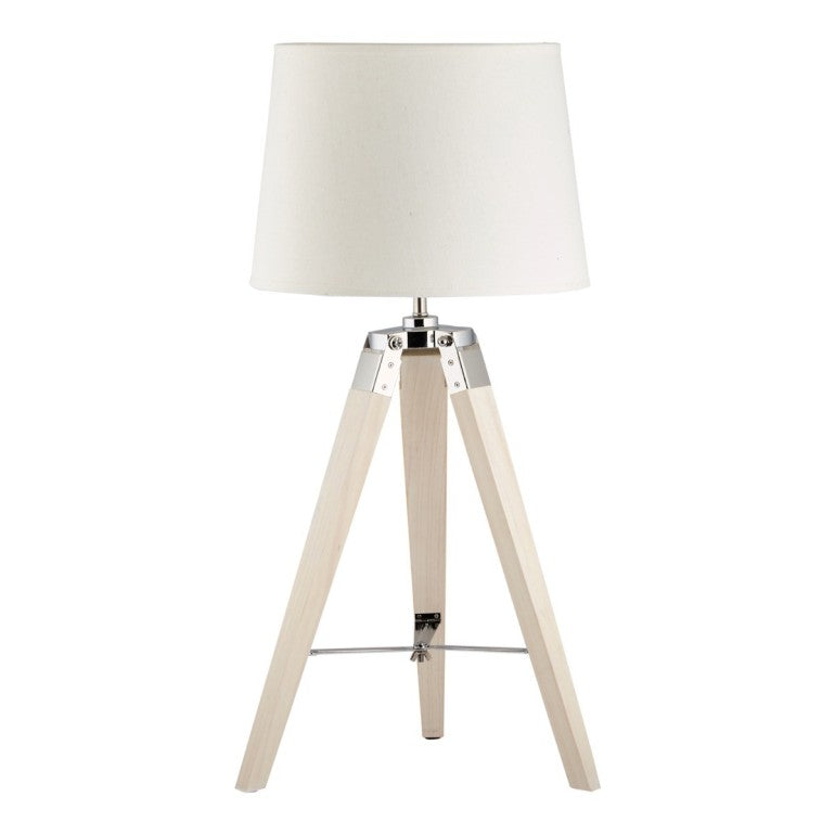 Antique Tripod Table Lamp with Shade - Available in 2 Colors