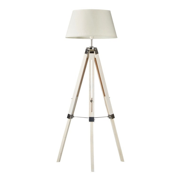 Antique Tripod Table Lamp with Shade - Large - Available in 2 Colors