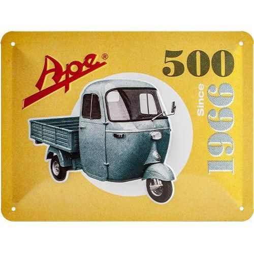 Ape 500 - Since 1966 - Small Sign Board 15 x 20cm