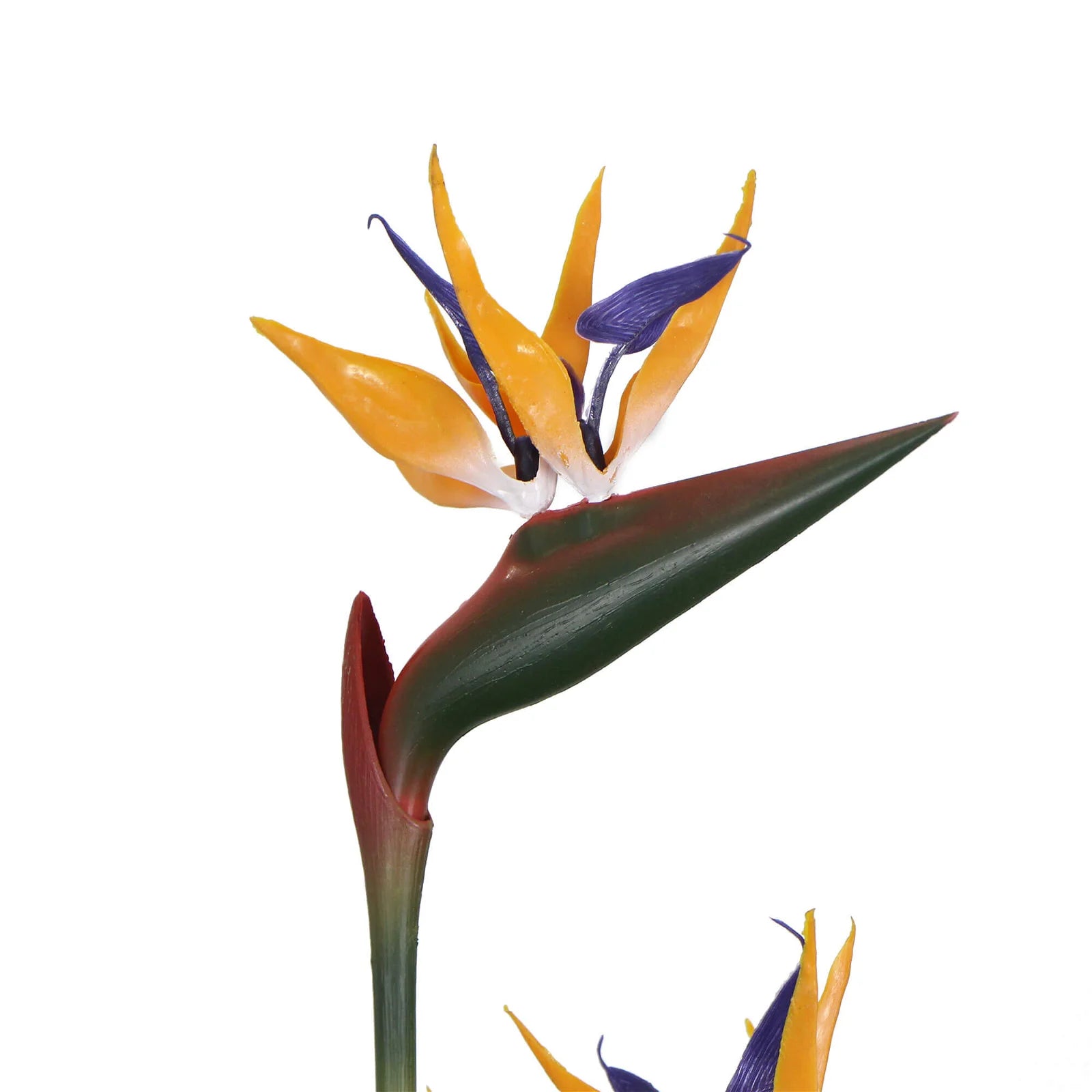 Artificial Bird Of Paradise Plant 110cms - Orange