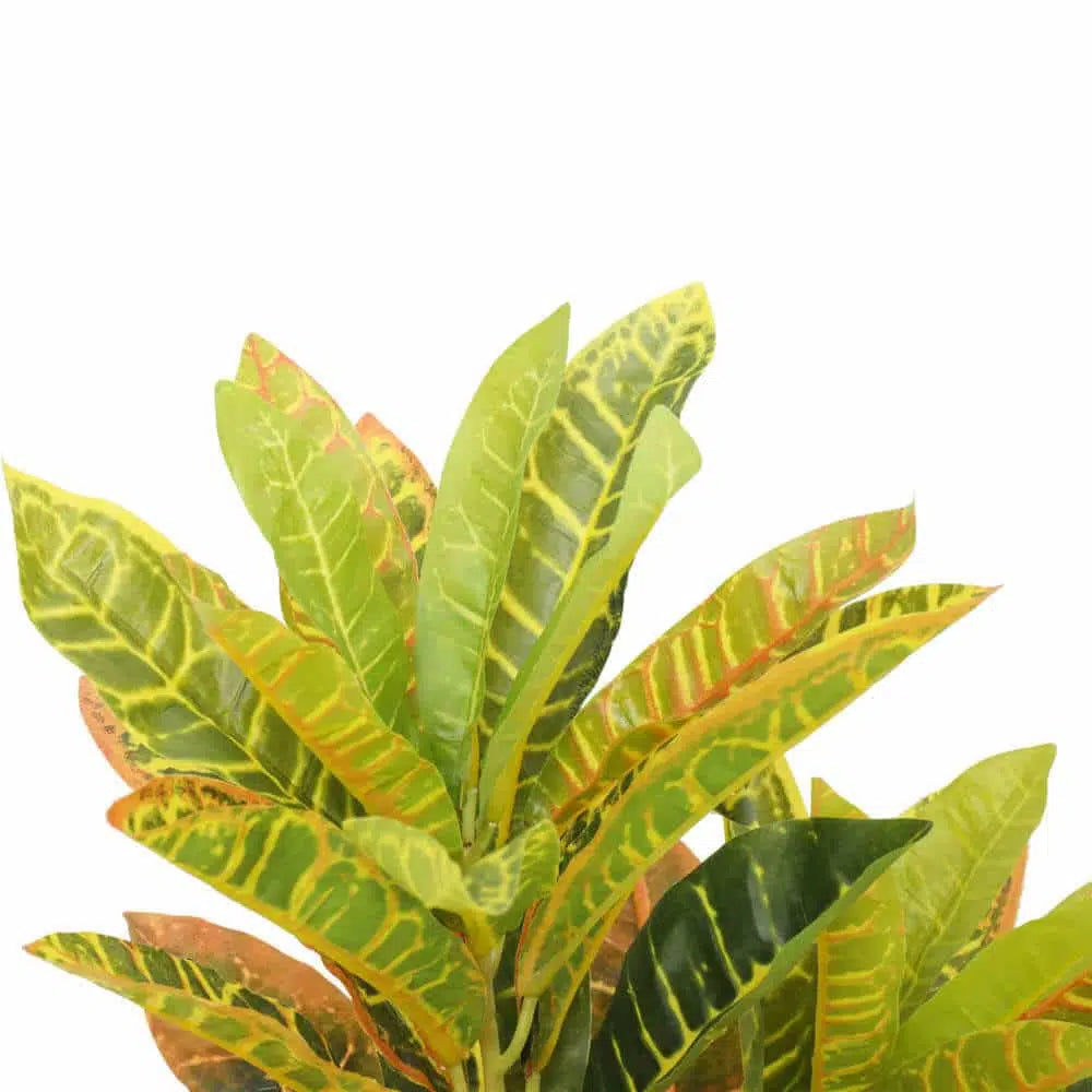Artificial Flaming Zebra Codiaeum Variegatum 55cms