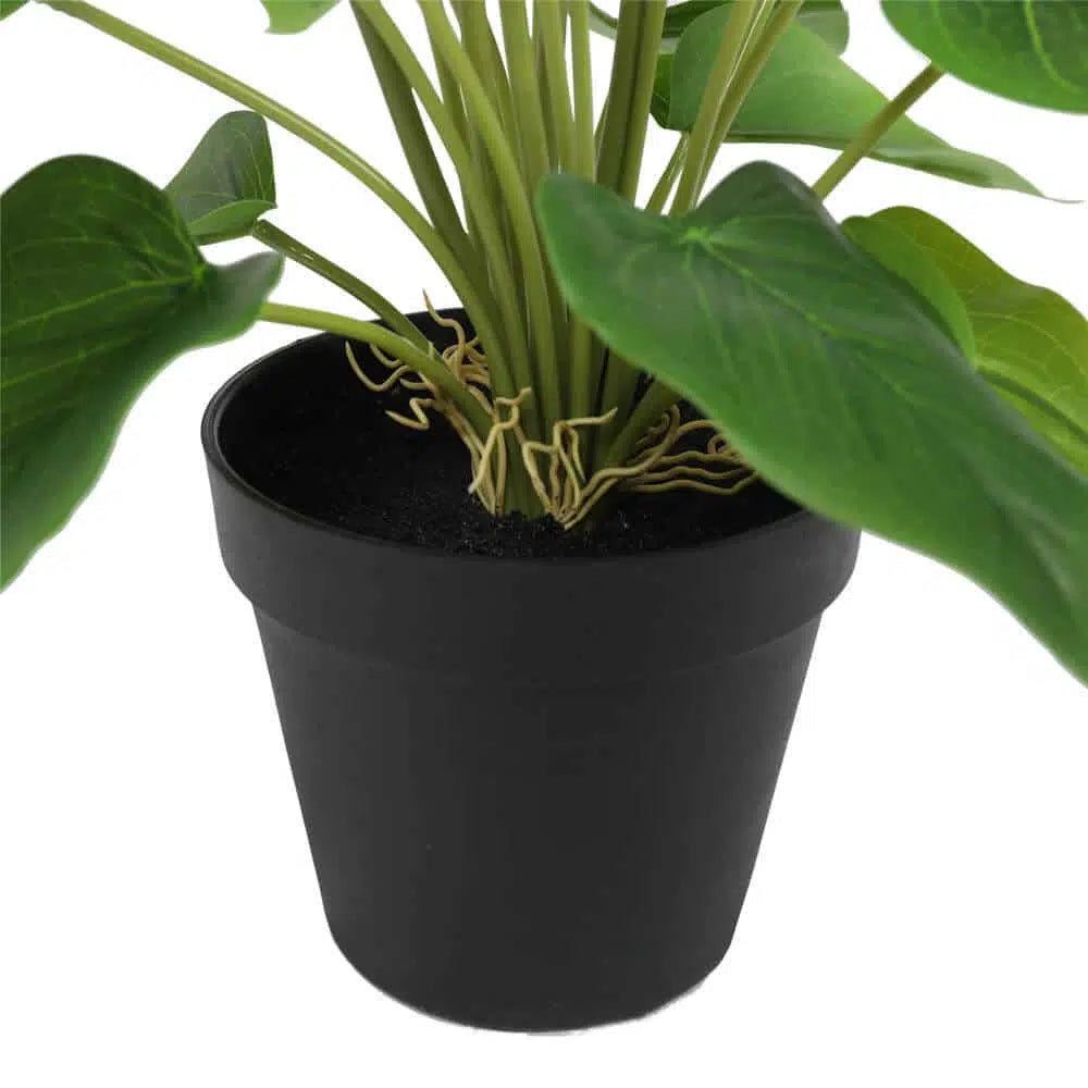 Artificial Flowering White Peace Lily Plant 50cms
