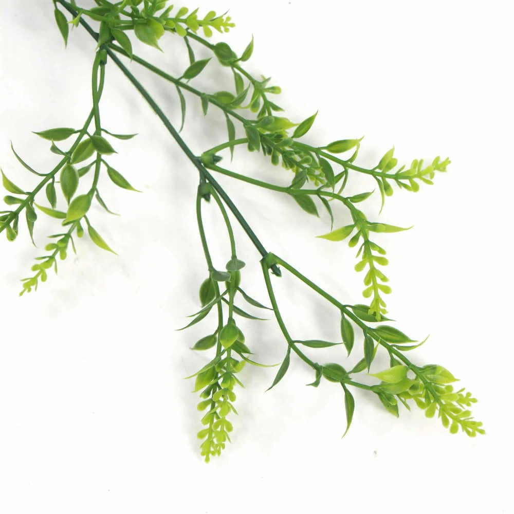 Artificial Hanging Evergreen Plant UV Resistant 130cms
