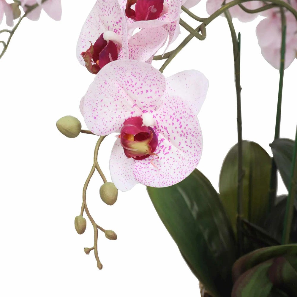 Artificial Multi Stem Butterfly Pink Flowers 66cms