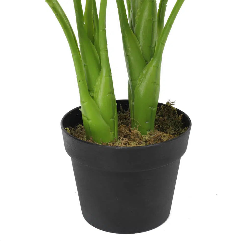 Artificial Potted Taro Elephant Ear Plant 70cms