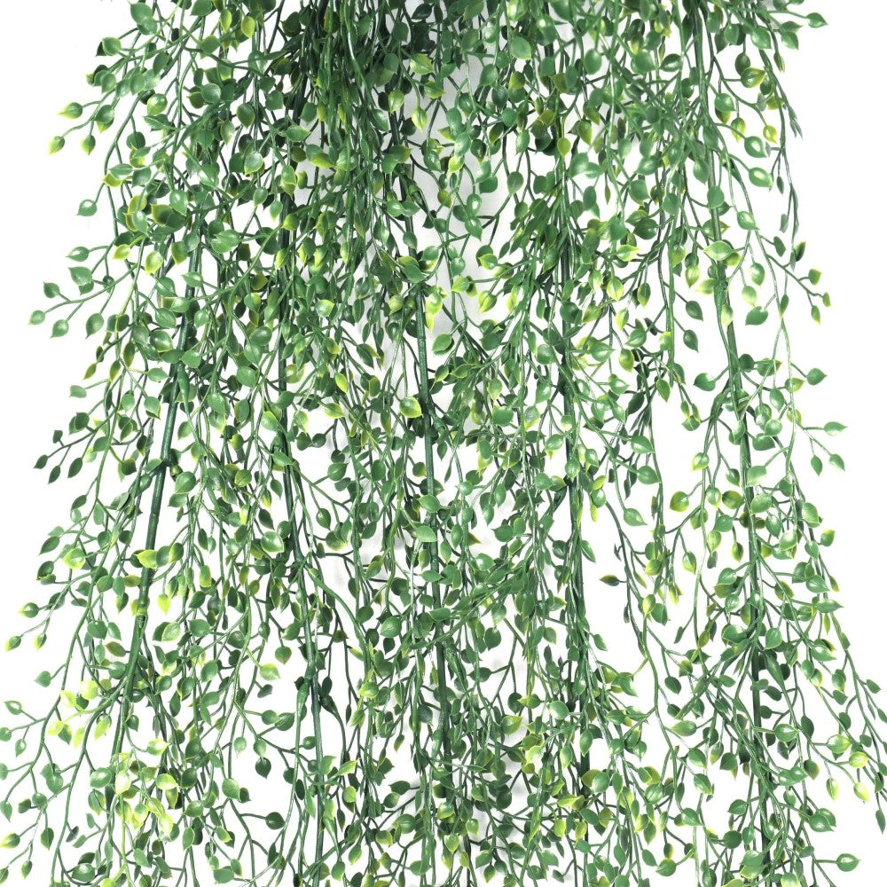 Artificial UV Resistant Hanging Jade Leaf Vine 90cms