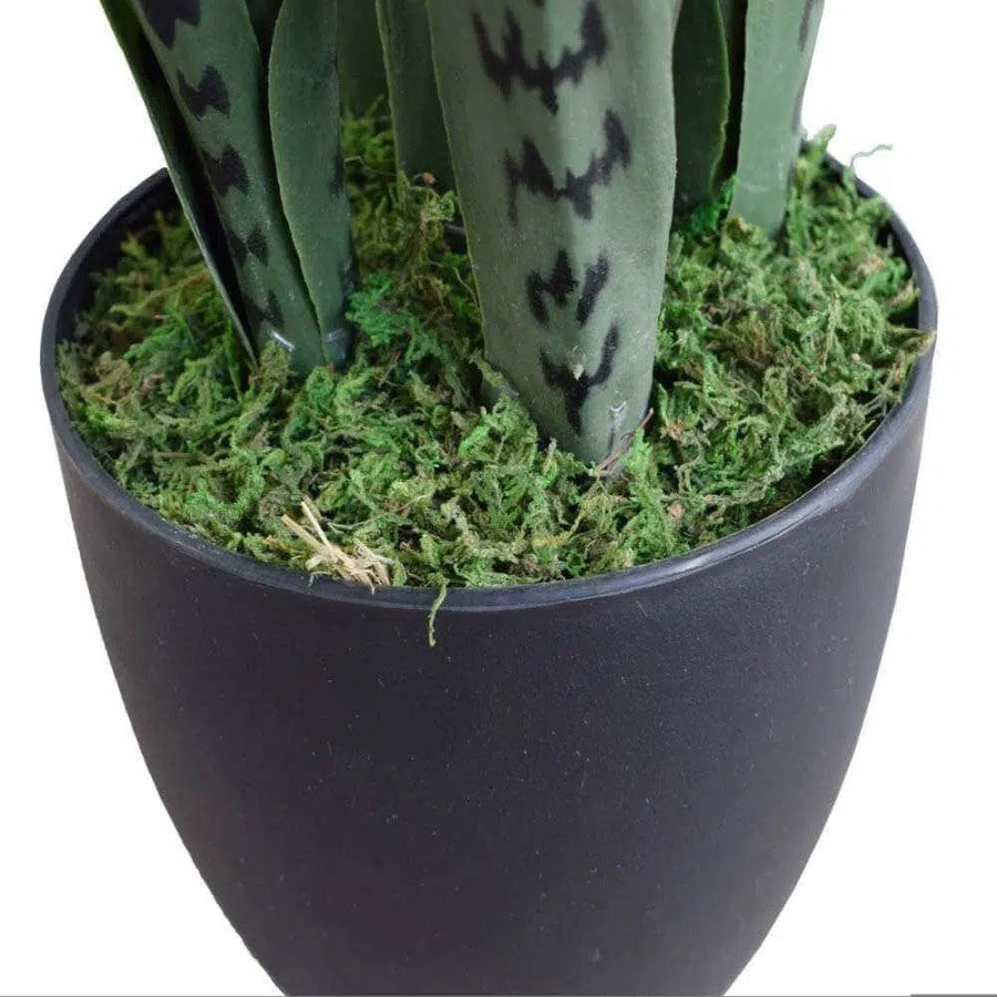 Artificial UV Resistant Snake Plant Sansevieria 60cms