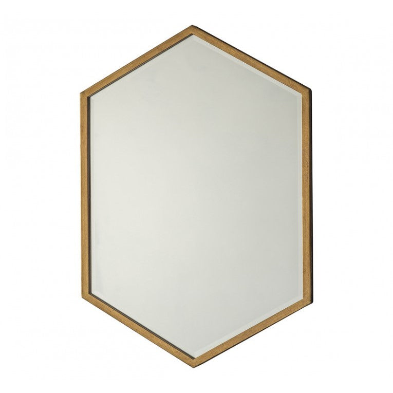 Artisan Heirloom Hexagonal Metal Framed Mirror 90cms