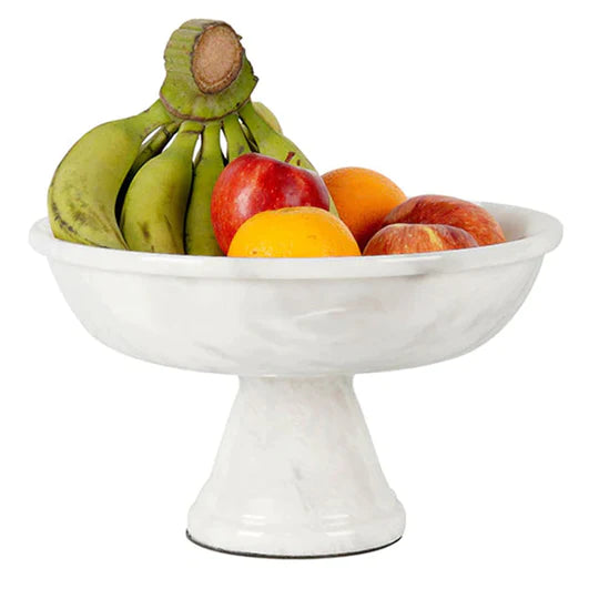 Artisanal Marble Fruit Bowl Stand - Available in 4 Colors