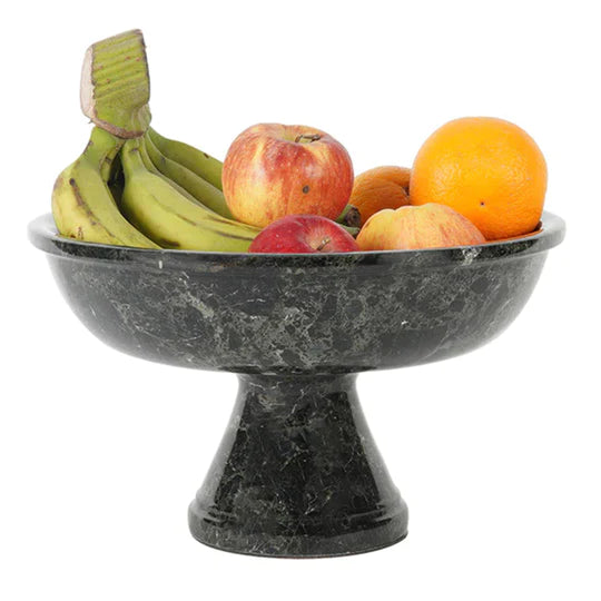 Artisanal Marble Fruit Bowl Stand - Available in 4 Colors
