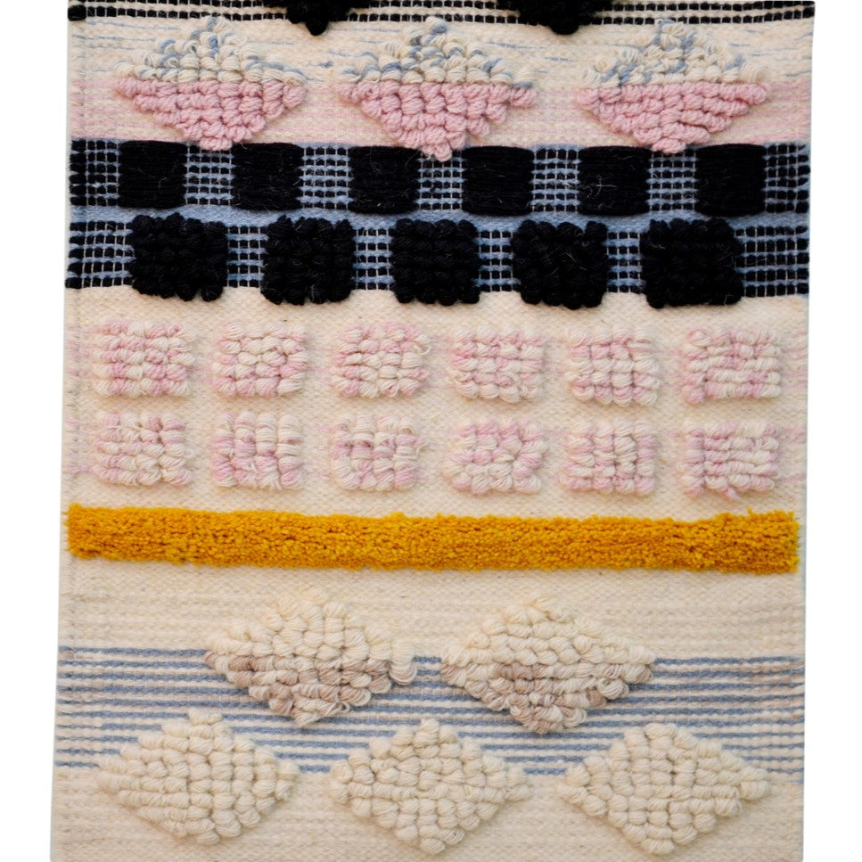 Artistic Woolen Wall Tapestry - Multicolor