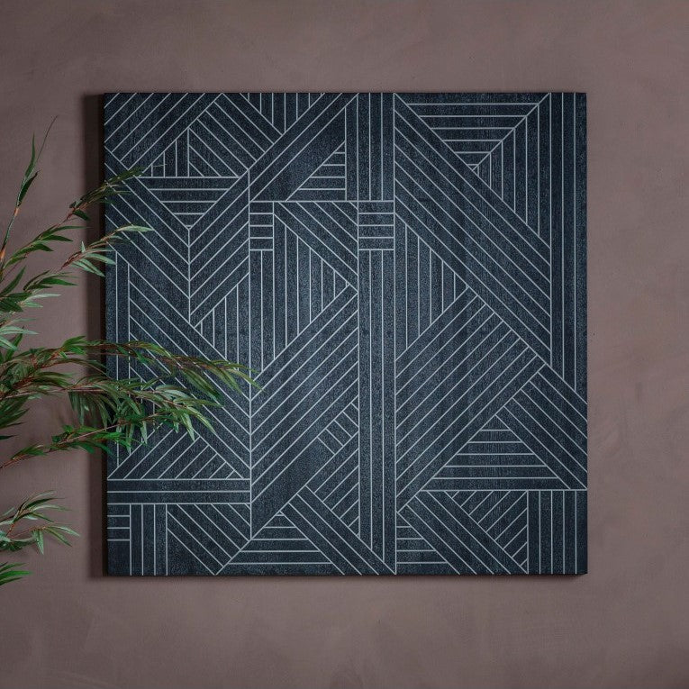 Wood Textured Statement Print
