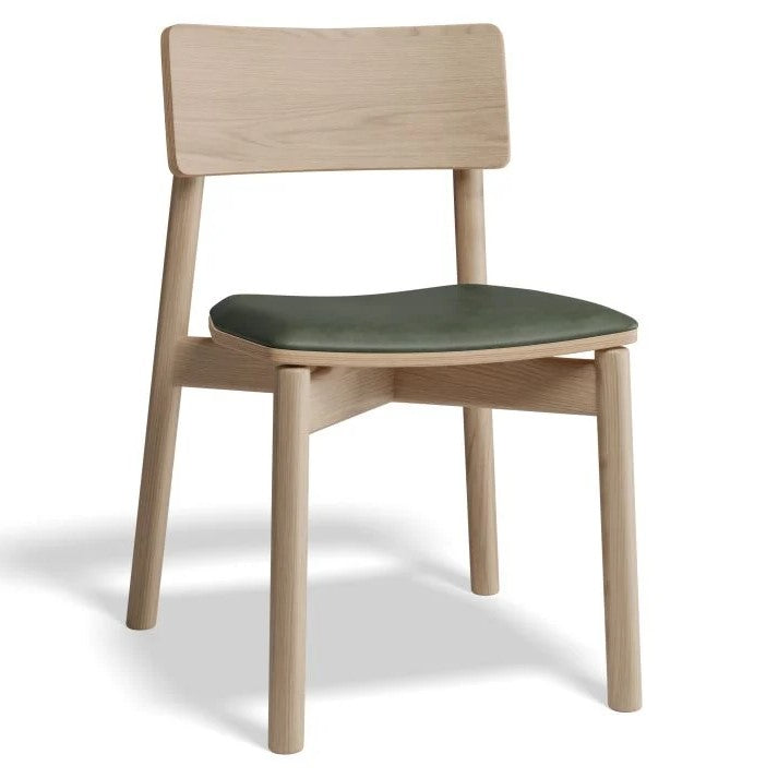 Ash Wood Serenity Padded Dining Chair (Available in 5 Colors)