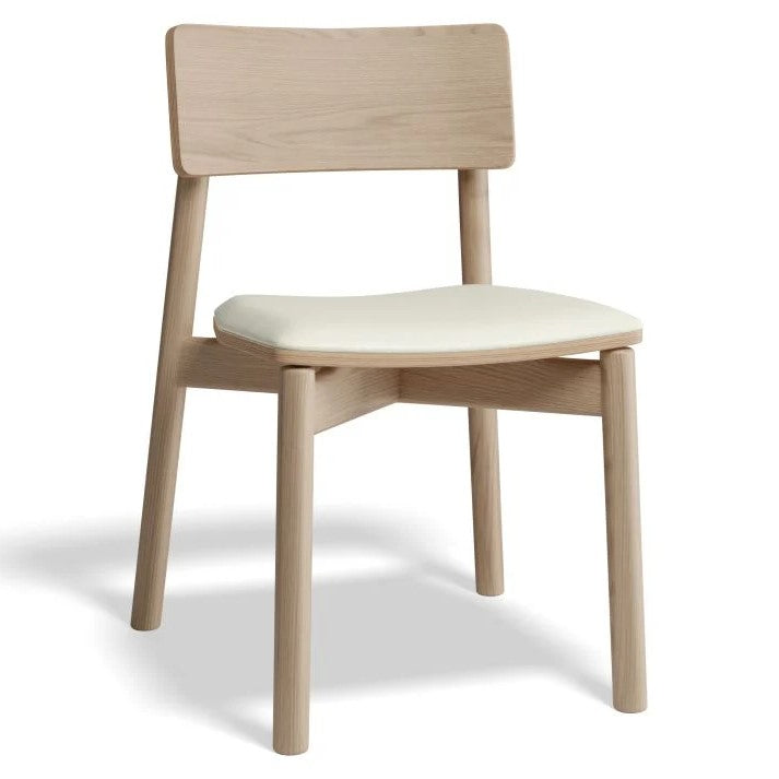 Ash Wood Serenity Padded Dining Chair (Available in 5 Colors)
