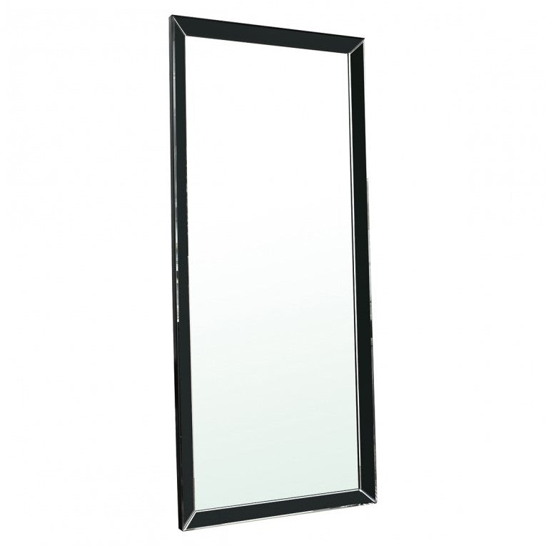 Astral Full-Length Angled Infinity Mirror Black 155cms
