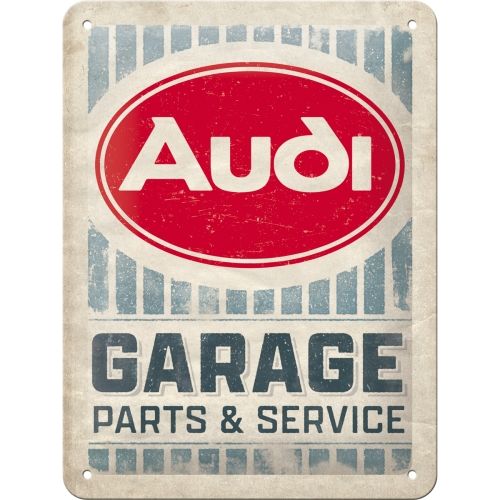 Audi Garage - Small Sign Board 15 x 20cm