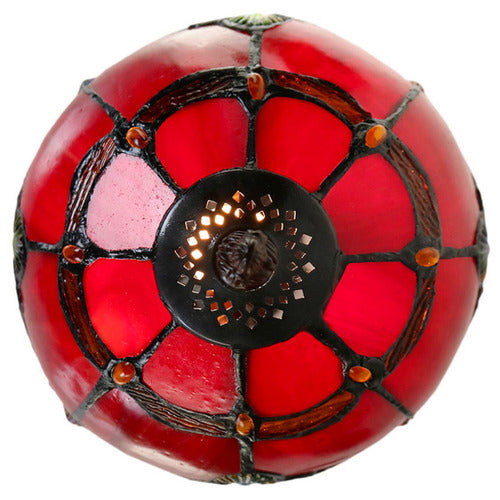 Aurora Tiffany Stained Glass Table Lamp (Available in 3 Colors)
