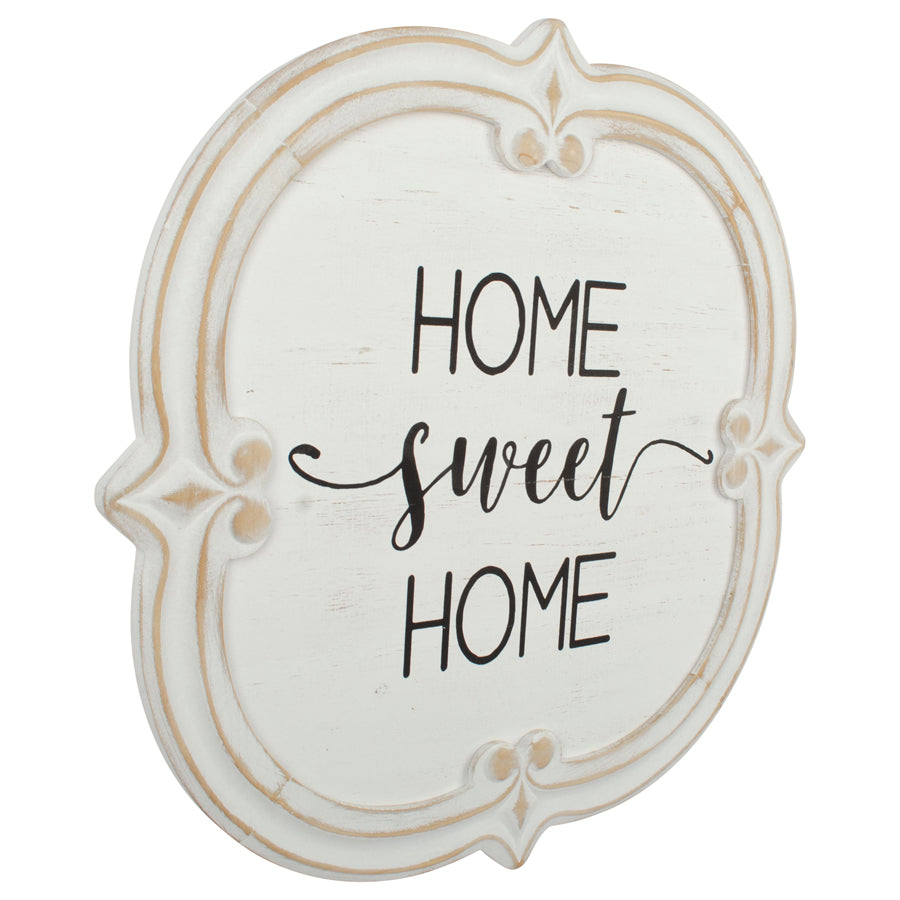 Authentic 'Home Sweet Home' Carved Wall Decor