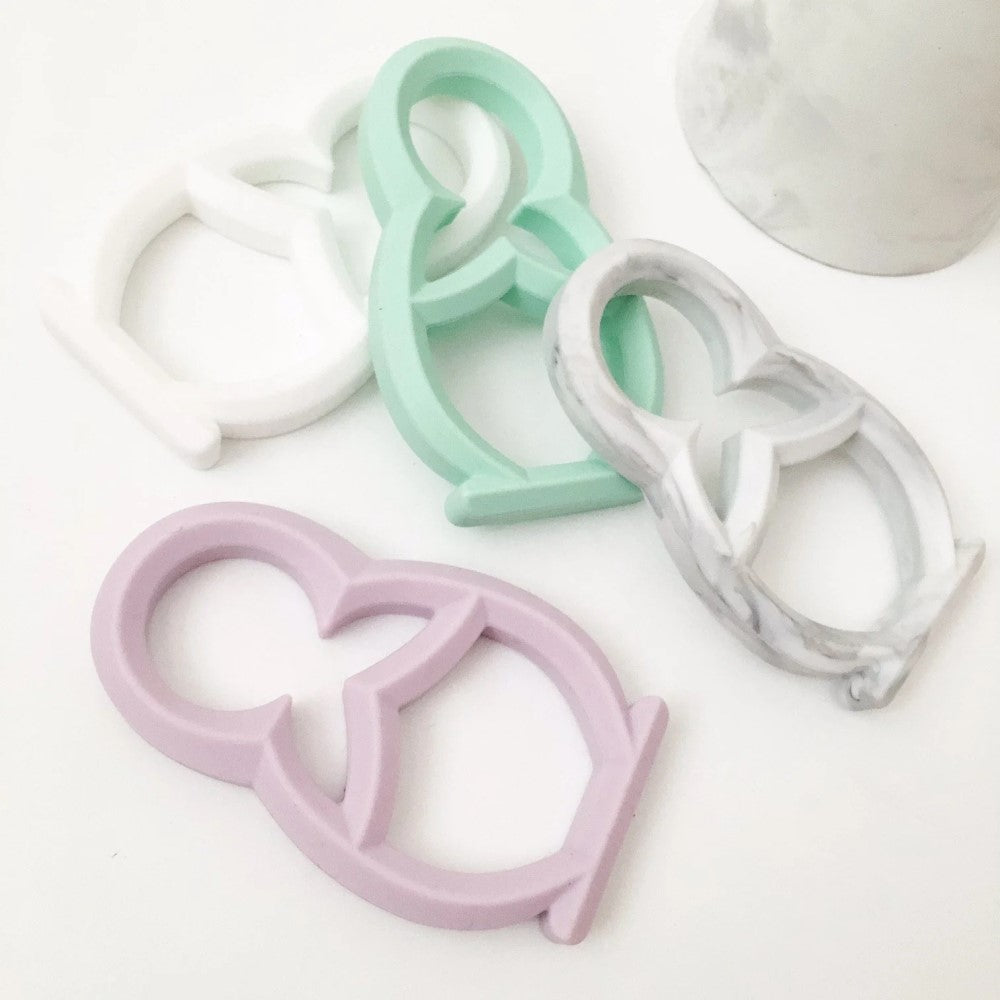 Babushka Shaped Silicone Teether (Available in 5 Colours)