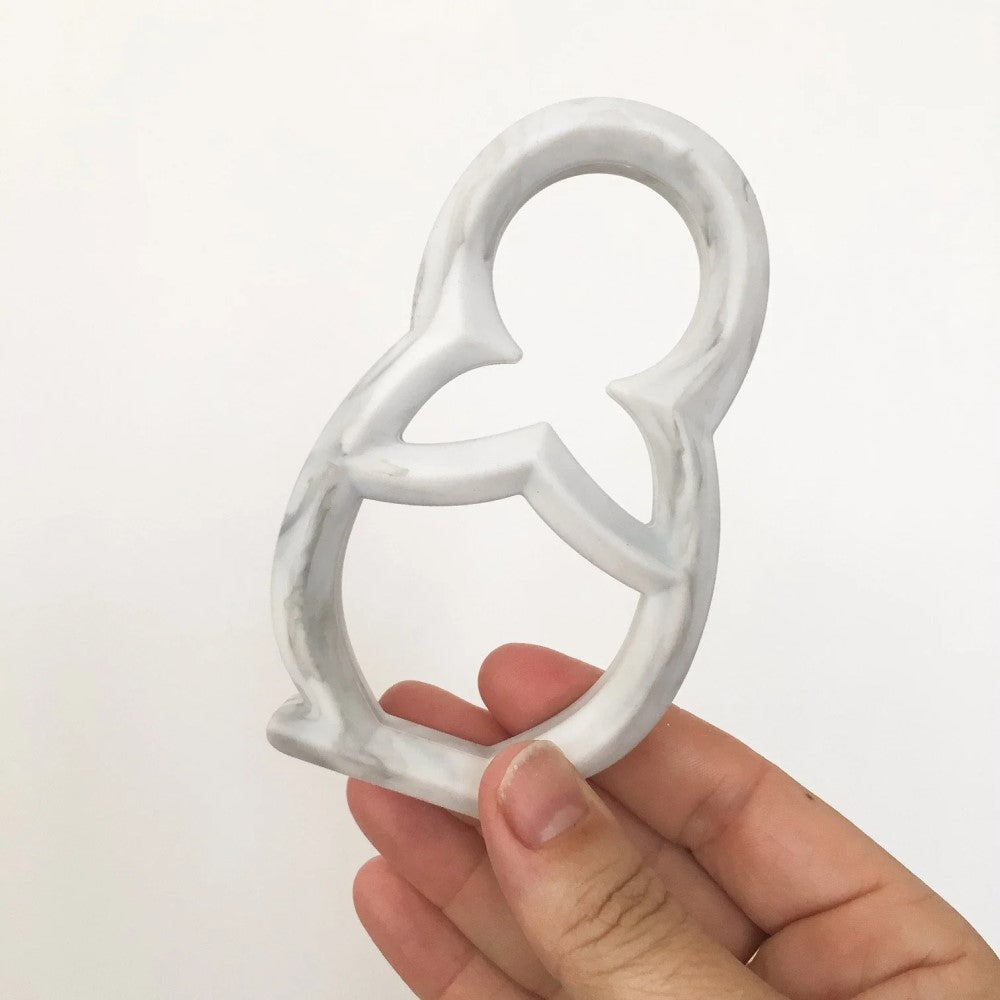 Babushka Shaped Silicone Teether (Available in 5 Colours)