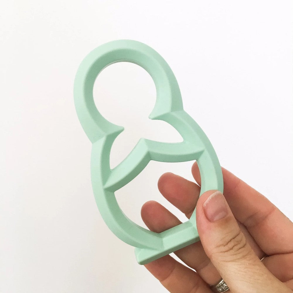 Babushka Shaped Silicone Teether (Available in 5 Colours)