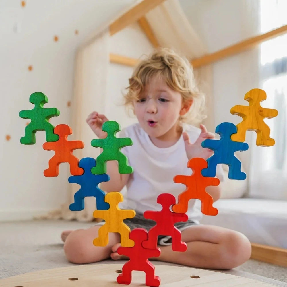 Balancing Rainbow People Activity