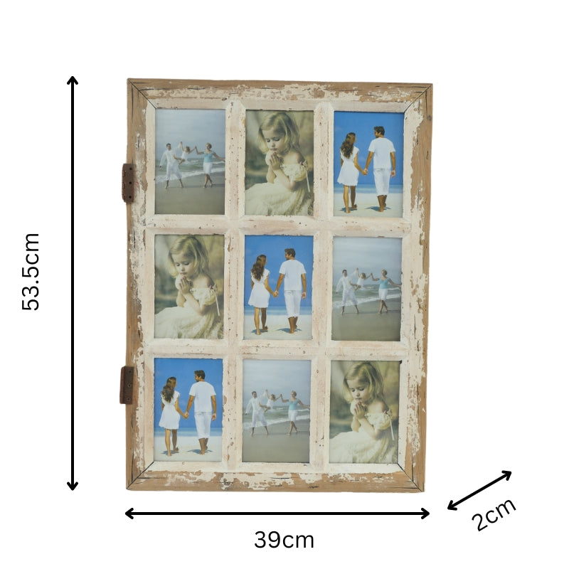 Beach House 'Window' 9-Pic Photo Frames - 4x6"