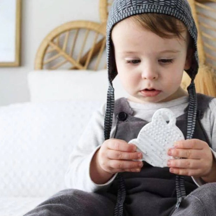 Bear Silicone Teething Disc (Available in 6 Colours)