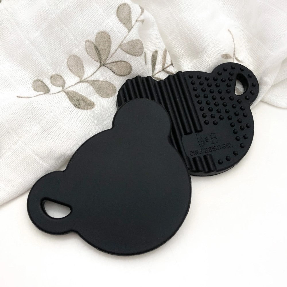 Bear Silicone Teething Disc (Available in 6 Colours)