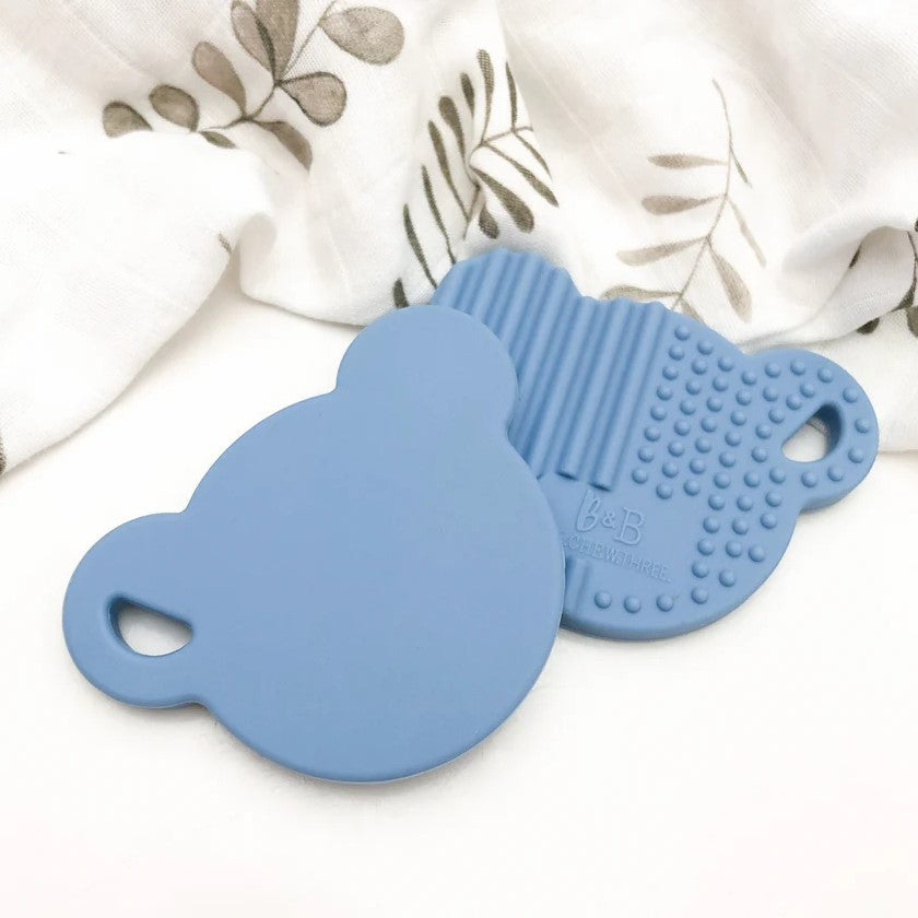 Bear Silicone Teething Disc (Available in 6 Colours)