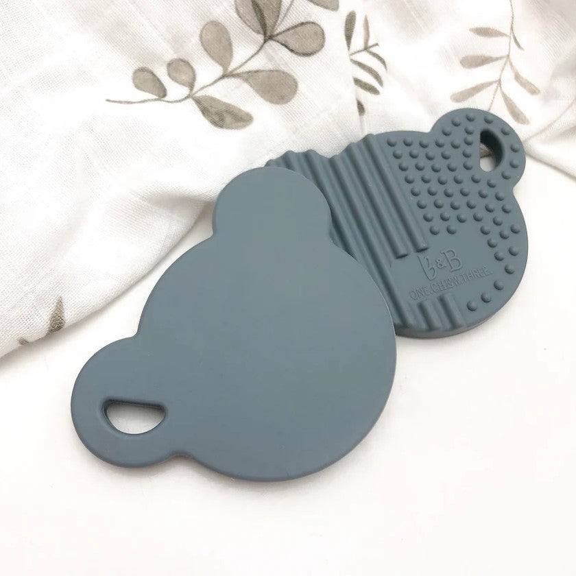 Bear Silicone Teething Disc (Available in 6 Colours)