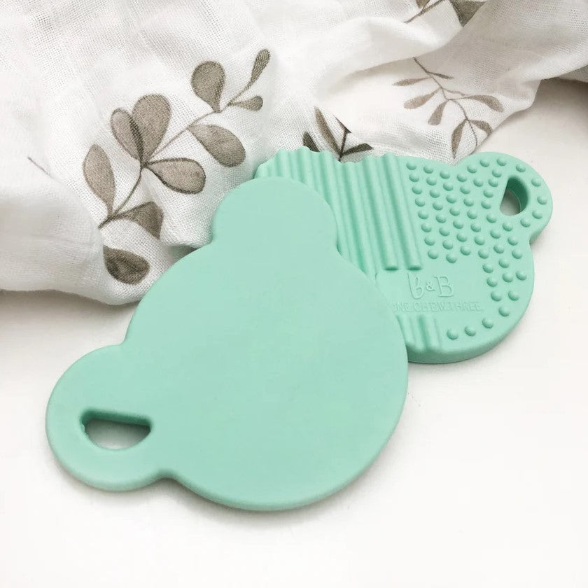Bear Silicone Teething Disc (Available in 6 Colours)