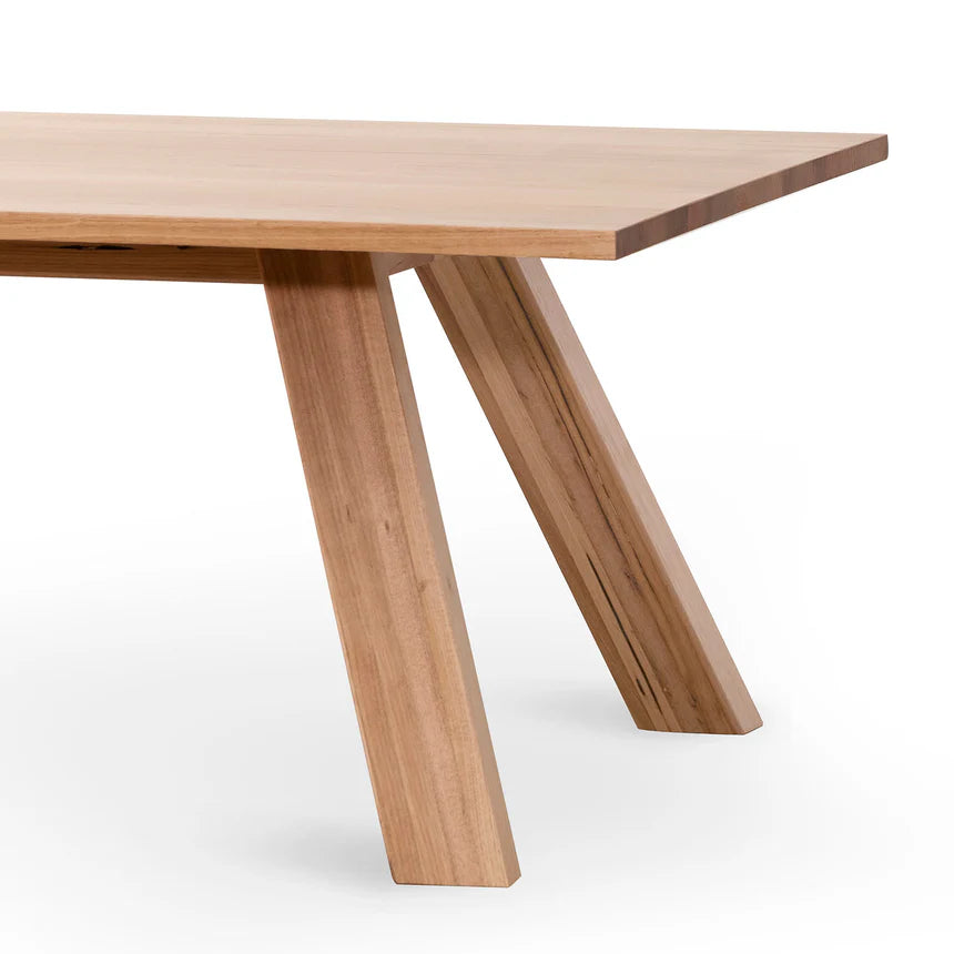 Beautiful Elm Dining Table 240cms - Rustic Natural