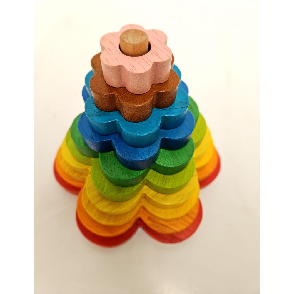 Beautiful Multicolor Stacking Flowers