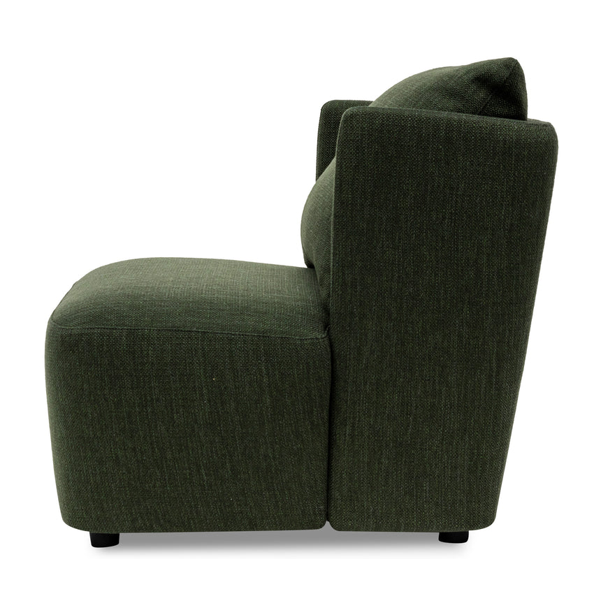 Beauty Fabric Armchair - Fir Green