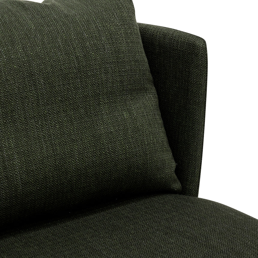 Beauty Fabric Armchair - Fir Green