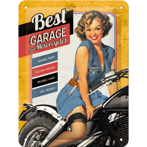 Best Garage-yellow - Sign Board 15 x 20cm