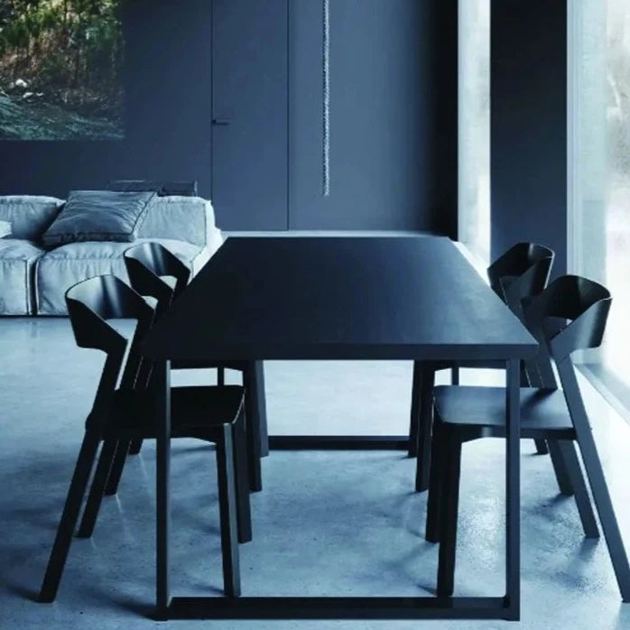 Black Woodgrain Essence Dining Chair