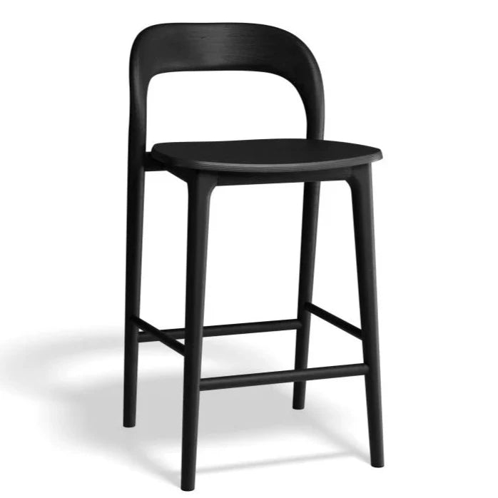 Black Woodland Bliss High Stool (Available in 2 Sizes)
