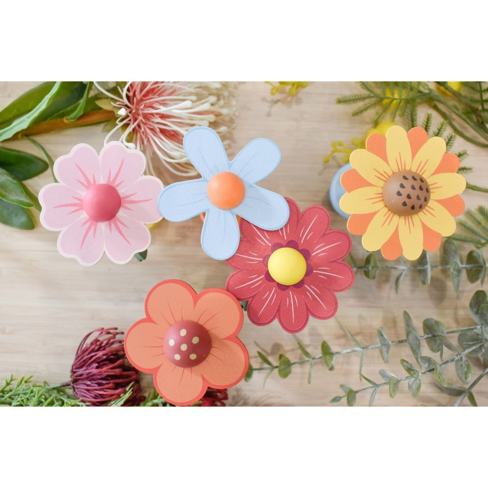 Bloom & Dance - Wooden Flower Toy Set (Pack of 5)
