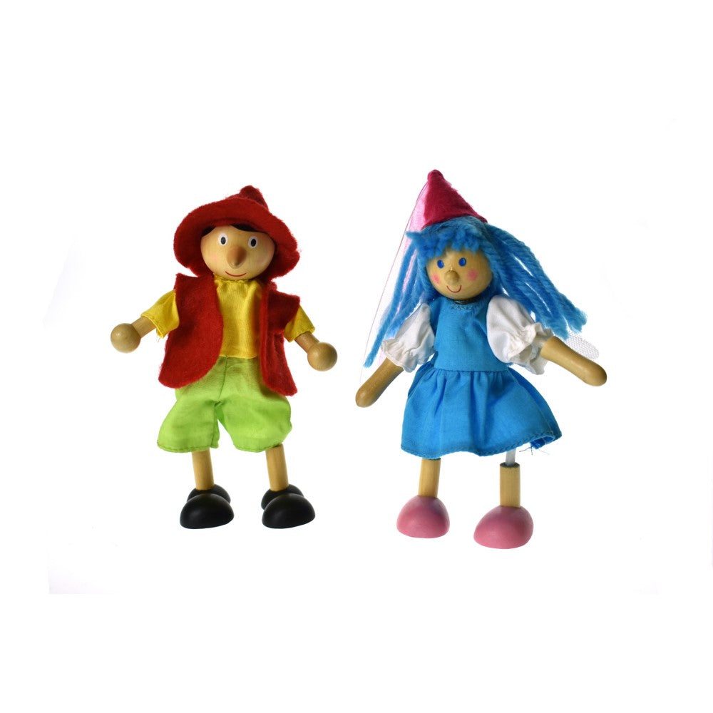 Pinocchio & Blue Fairy Flexi Set of 12 Dolls Collection