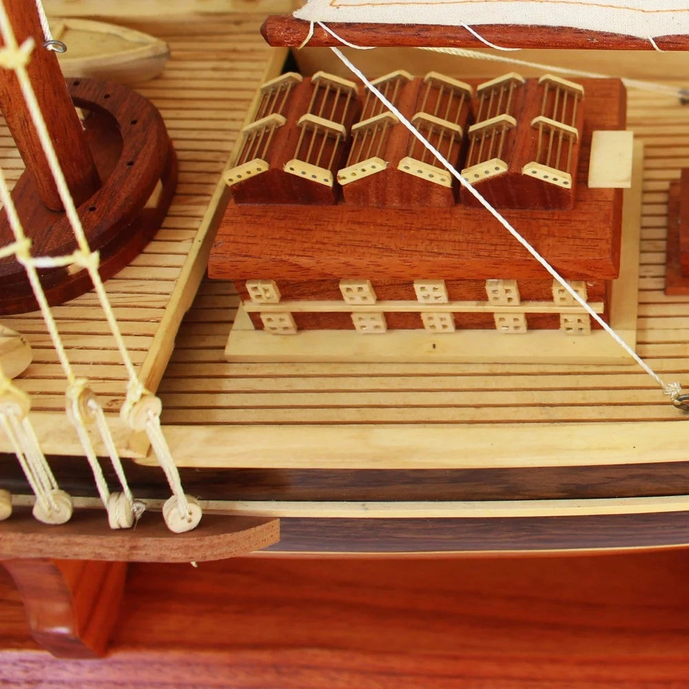 Bluenose II 70cms Long Handmade Model Ship