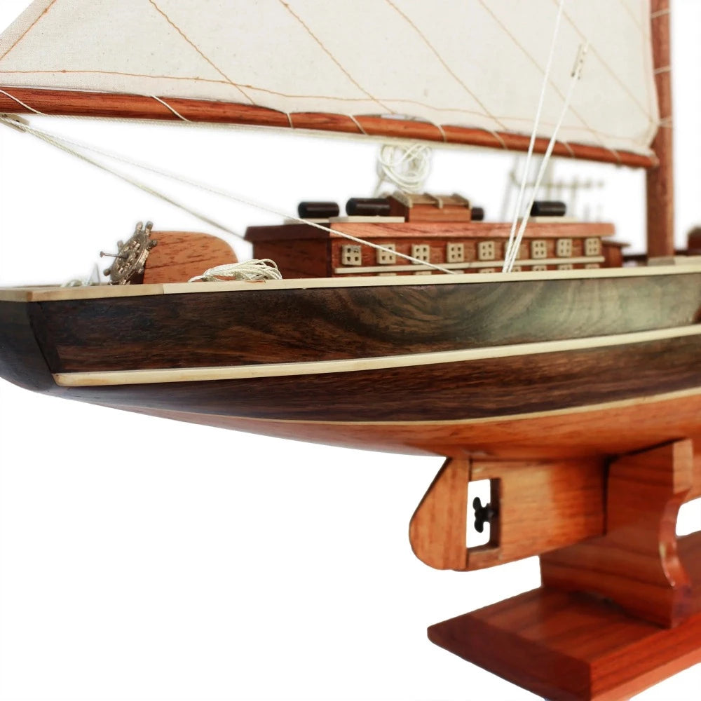 Bluenose II 70cms Long Handmade Model Ship