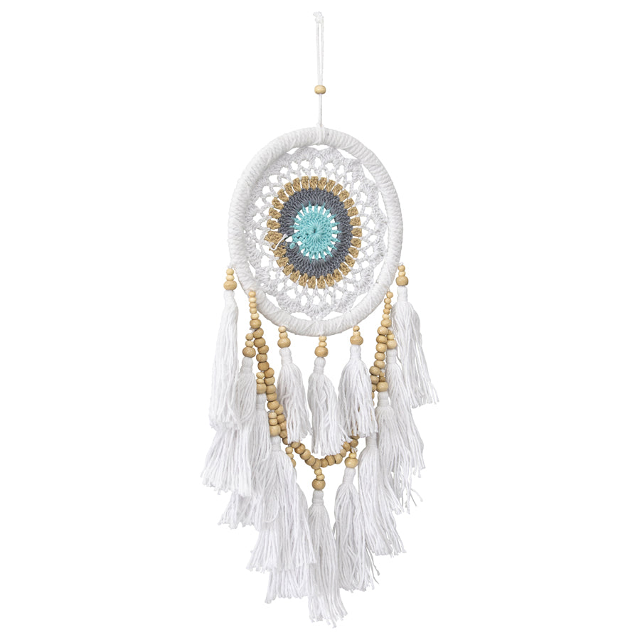 Boho Dream Catcher With Layered Tassel & Beads