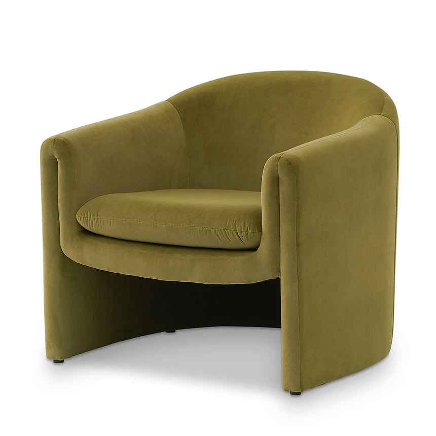 Bold Accent Armchair - Army Green