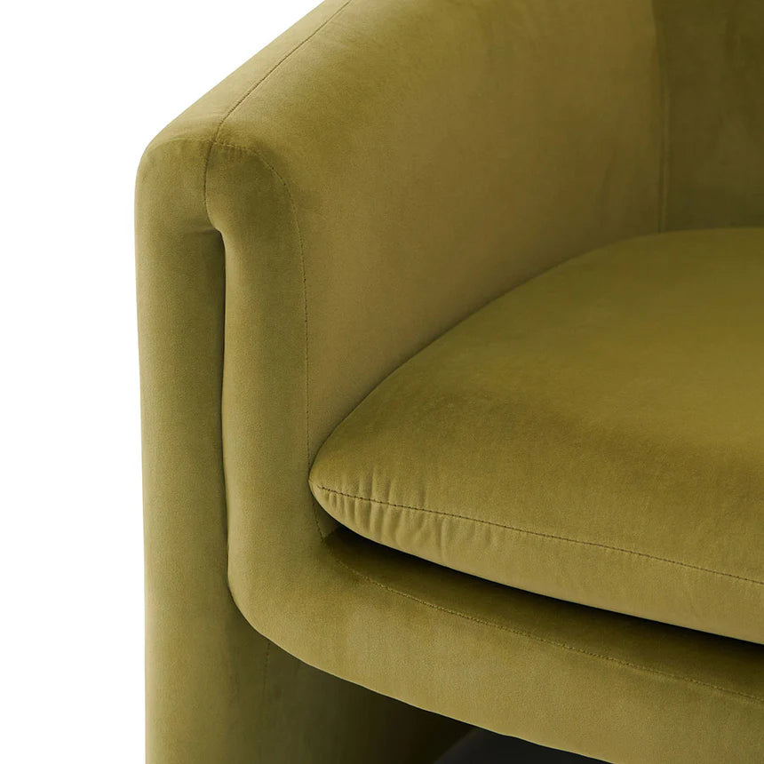 Bold Accent Armchair - Army Green