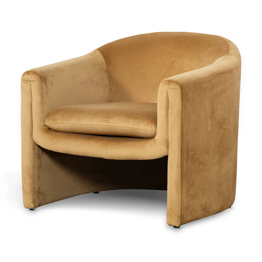 Bold Accent Armchair - Mustard