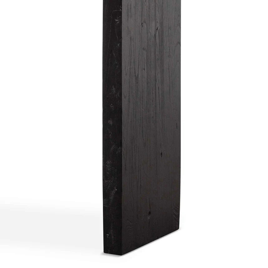 Bold and Beautiful Reclaimed Console Table - Black